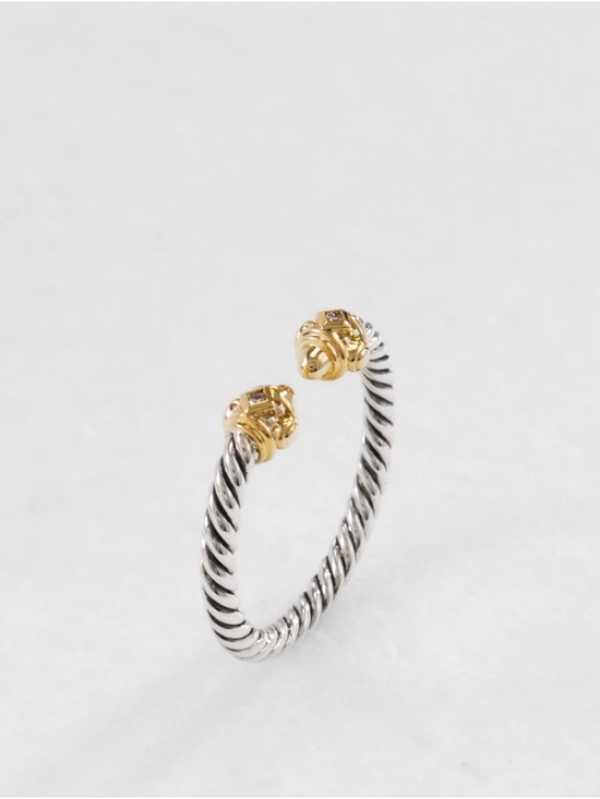 David Yurman Two-Tone RENAISSANCE® RING - Picture 3 of 7